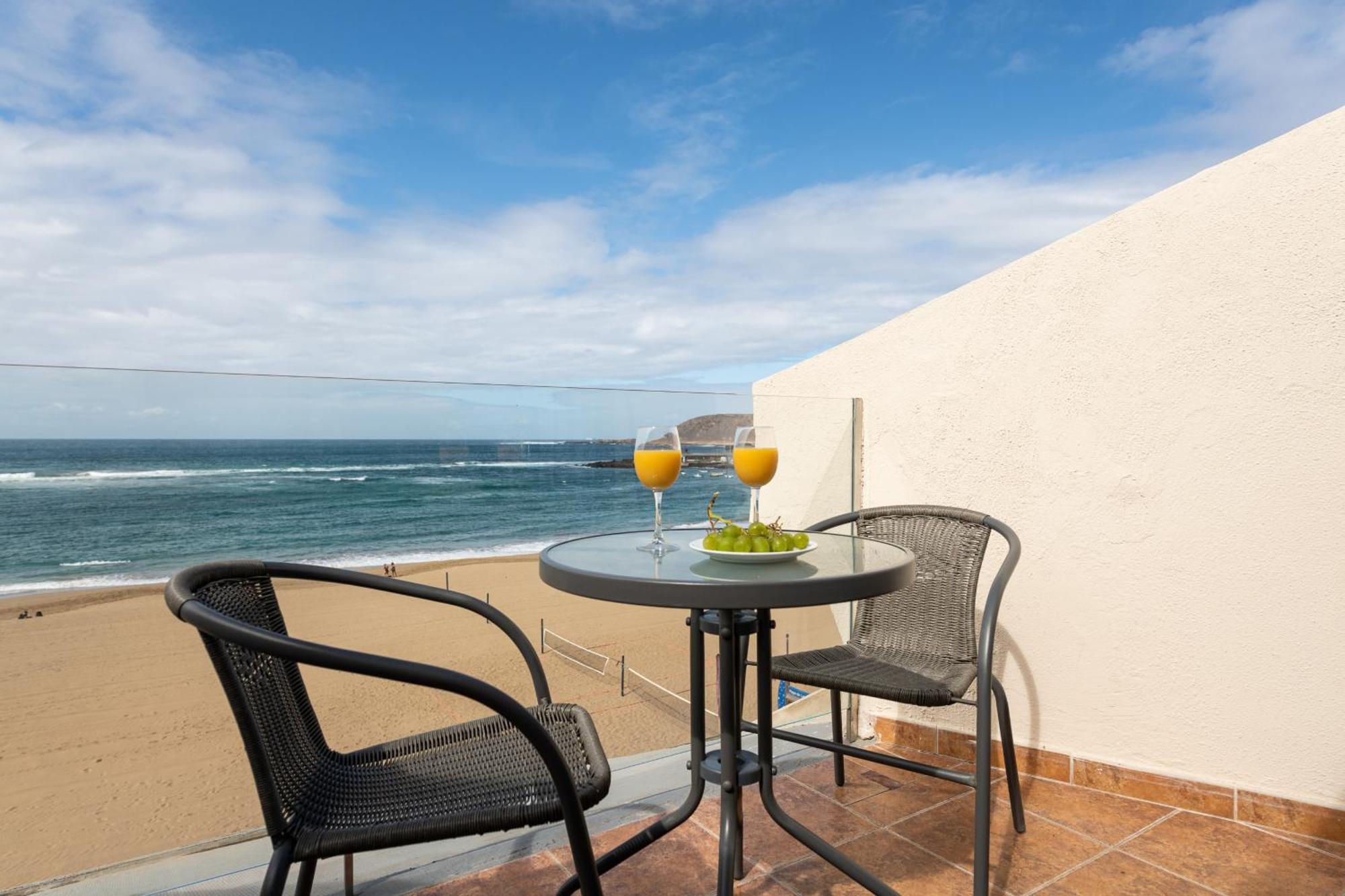 Beachfront Home Las Canteras - Sea Views Terrace 라스팔마스 외부 사진